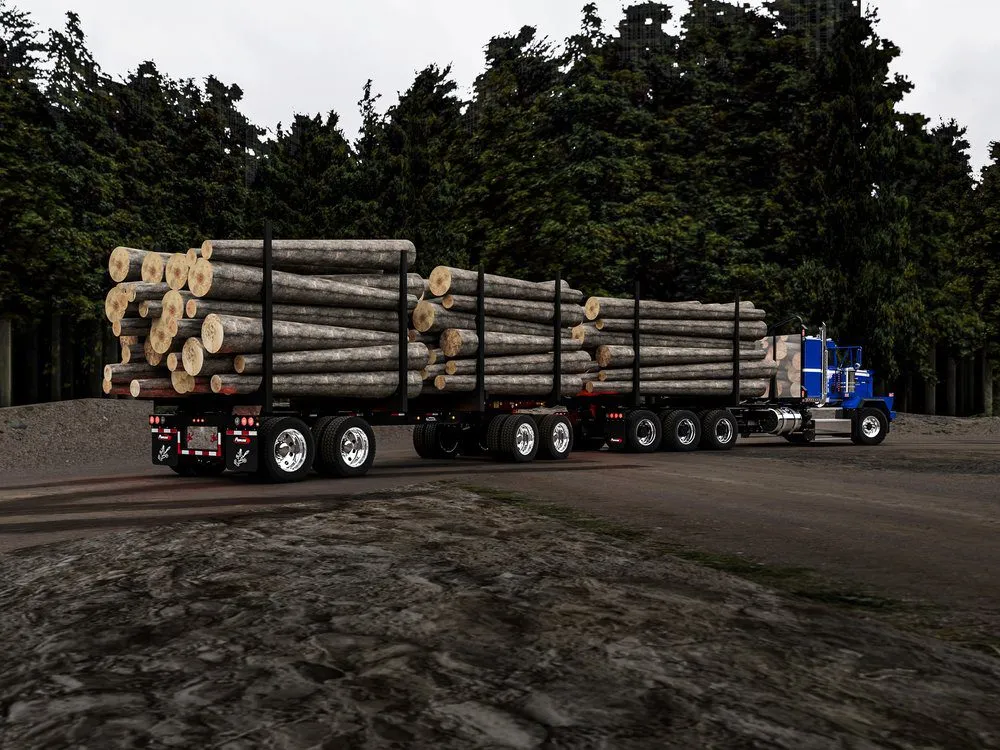 Tolko - Tri-Drive Quad Wagon Logger